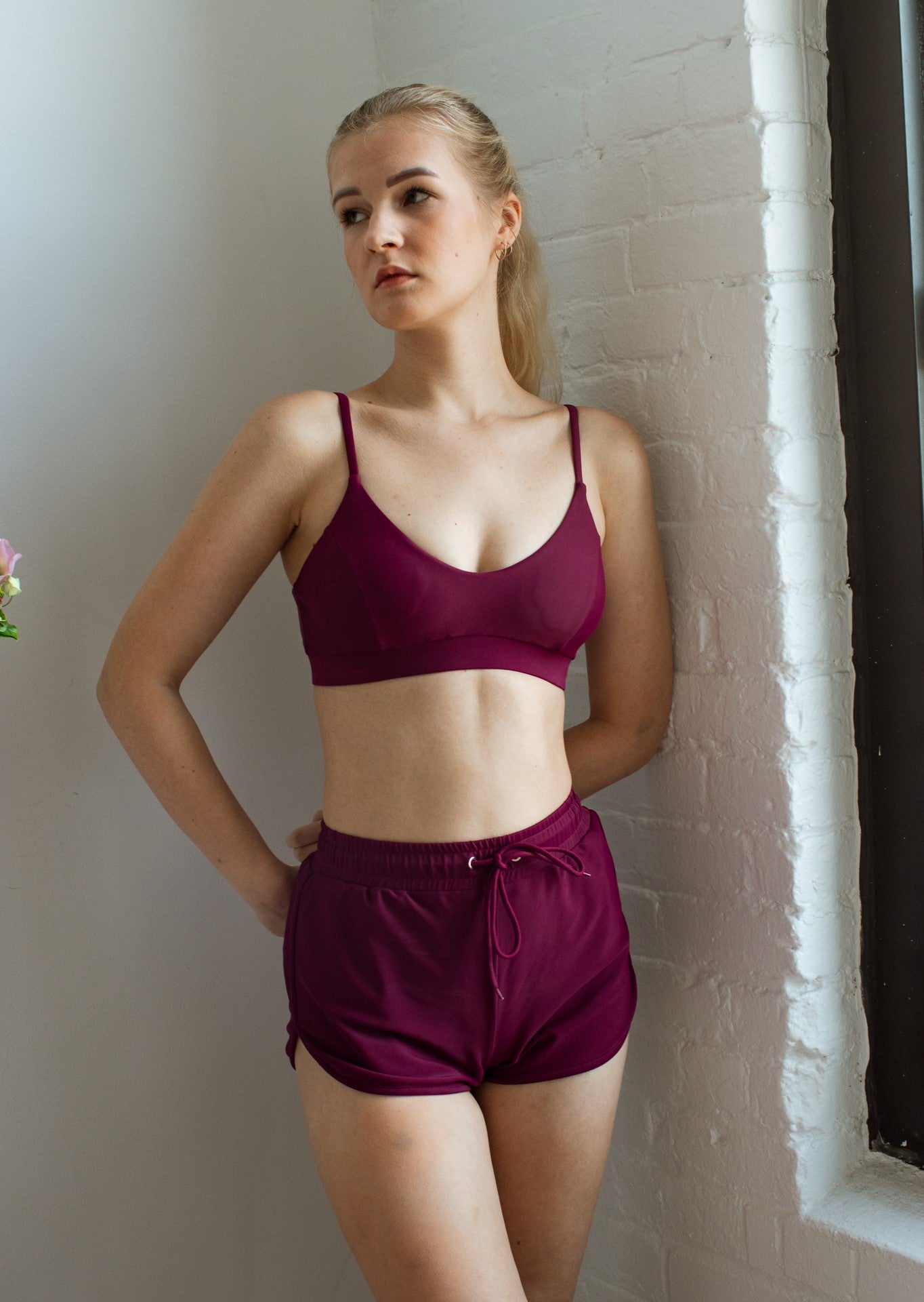 Ensemble de pôle mauve mudra